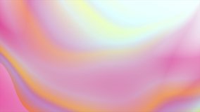 Smooth blurred shiny waves abstract pink motion art background. Seamless looping. Video animation Ultra HD 4K 3840x2160