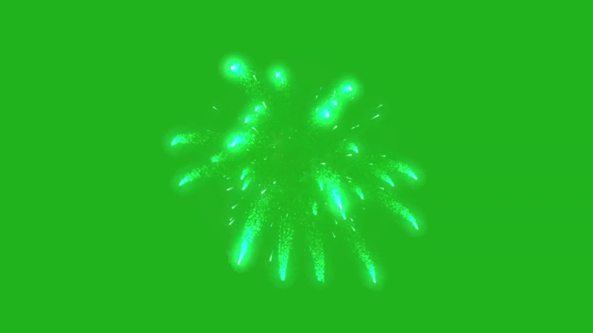 Fireworks motion graphics with green screen background | Shutterstock HD Video #1056082859