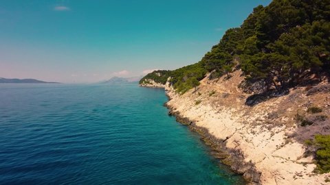 Croatia Makarska drone aerial footage