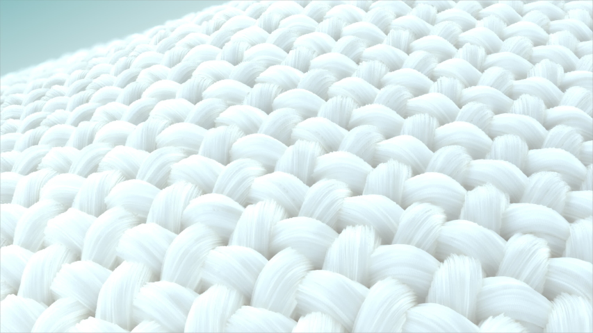 Close up fabric fiber. fiber with smooth surface. and the Surface is a waves.  Royalty-Free Stock Footage #1056124097