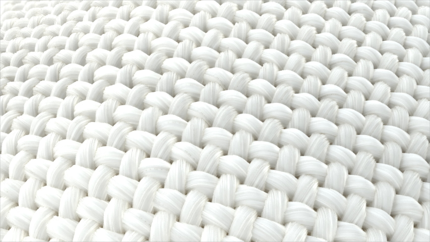 Close up fabric fiber. fiber with smooth surface. and the Surface is a waves.  Royalty-Free Stock Footage #1056124100