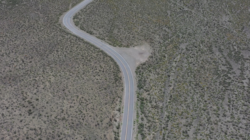 Sierra Nevada aerial view footage