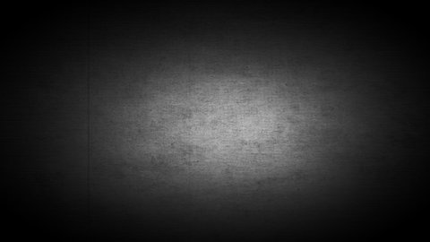 Black and white grunge texture background, flickering vignette spotlight, old film effect