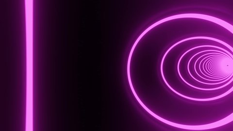 Pink circle neon tunnel.
Loopable abstract backdrop