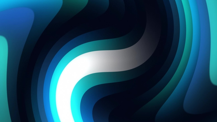 Stylish 3D Abstract Animation Color Wavy Smooth Wall Concept Multicolor green white black Liquid Pattern. Wavy Reflection Surface Macro. Trendy Colorful Fluid Abstraction Flow. Beautiful Gradient Text Royalty-Free Stock Footage #1056166007
