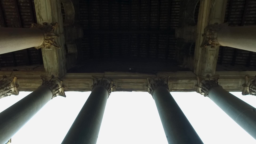Historical places. General view of the Pantheon. Pantheon