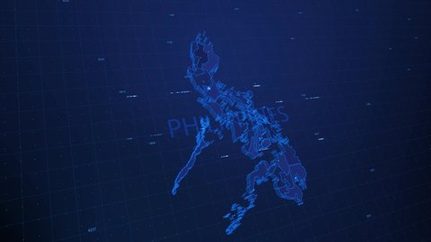 A stylized rendering of the Philippines digital age and its emphasis on global connectivity among people
