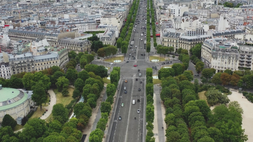 Aerial video Champs Elysees, Aerial photography of France,
Drone view, Famous places of paris, main road, big road, road, Champs Elysees, Panoramic view of Paris, Paris aerial view, France Royalty-Free Stock Footage #1056224315