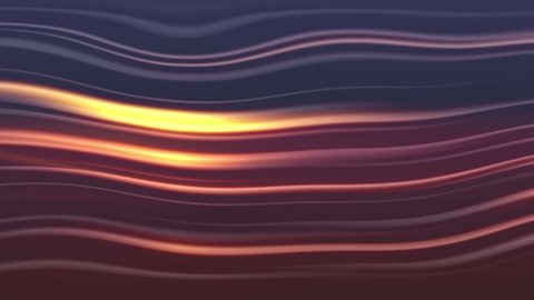 line wave motion, Futuristic neon glowing surface. Abstract motion background