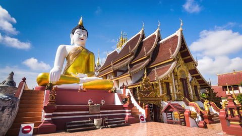 Wat Rajamontean Beautiful Temple of Chiang Mai, Thailand (zoom in)