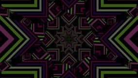 Animation of the words Level Up written in multicoloured changing shimmering letters written over kaleidoscope of stars moving in hypnotic motion in the background. Video computer game screen  - Powered by Shutterstock - Get 15% off with code: PIKWIZARD15