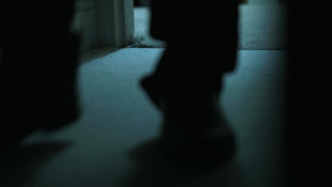 Creepy Man Walks Into Bedroom At Night.