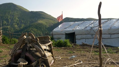 Humble Albanian Farm in the Mountains (Eastern Europe)