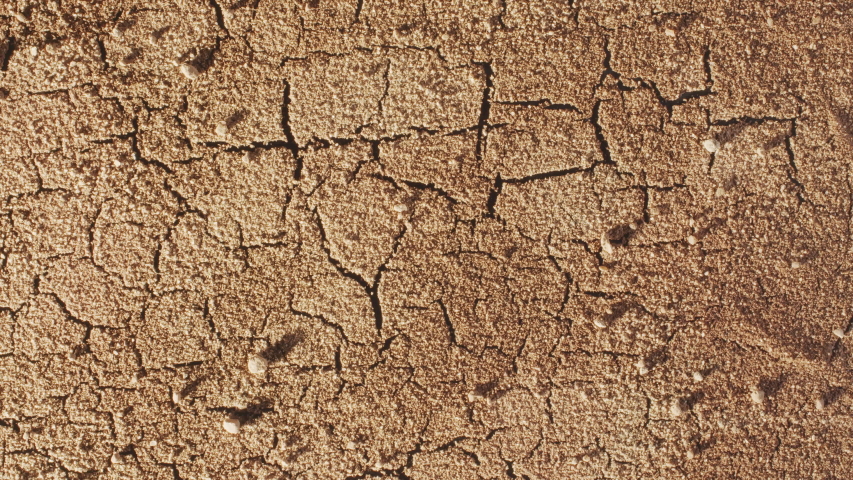 Cracked soil in a desert drying out, timelapse, two shots of cracked ground draining, cracked earth, Global warming | Shutterstock HD Video #1056534374