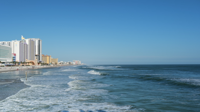 The Atlantic Ocean At Daytona Beach, Florida Image - Free Stock Photo 