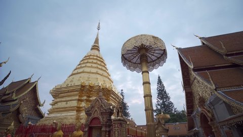 Wat Phra That Doi Suthep temple, Chiang Mai, Thailand, Southeast Asia, Asia.