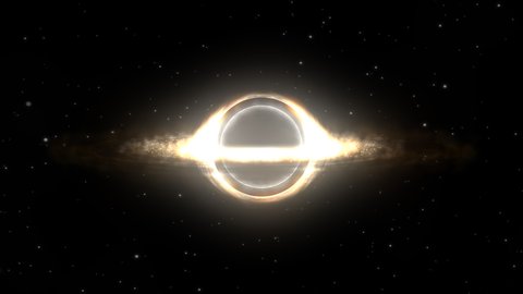 Animation of a Supermassive Black Hole  