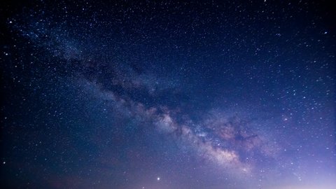 Time-Lapse of Milky-way in Japan