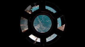 Earth seen from the Cupola Observation Module of the International Space Station. Various types of terrains visible from Atlantic Ocean to Kazakhstan. Image courtesy of NASA.
