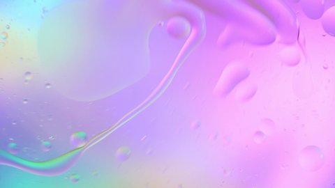 pastel artistic of oil drop floating on the water. Pastel color bubble for background.