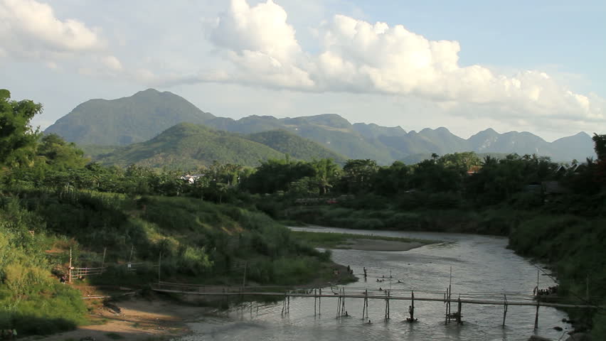 landscape luang prabang lao