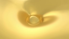 Beautiful Gold satin or silk  animation background. Gold digital fabric looping background. Gold texture. Liquid abstract - Powered by Shutterstock - Get 15% off with code: PIKWIZARD15