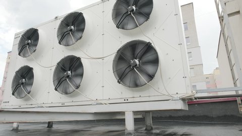 Heating Ventilating and Air Conditioning Units on the Roof