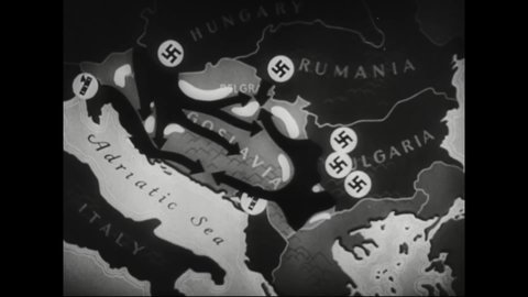 CIRCA 1941 - In this Frank Capra documentary, German forces occupy Greece (narrated in 1943).