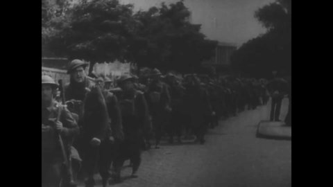 CIRCA 1940 - In this Frank Capra documentary, the state of Britain's army, Navy, and Royal Air Force are assessed after the Battle of Dunkirk.