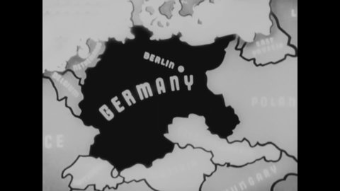 CIRCA 1930s - In this Frank Capra documentary narrated by Walter Huston, Hitler's rise to power is depicted (narrated in 1942).