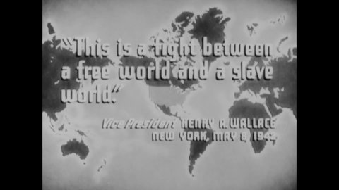 CIRCA 1942 - In this Frank Capra documentary narrated by Walter Huston, religious texts are shown to have shaped America.