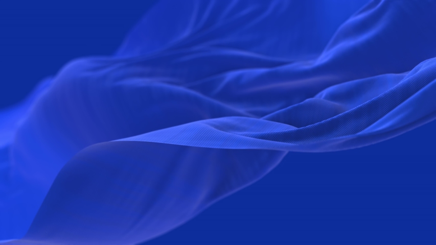4k Blue wave satin fabric loop background.Wavy silk cloth fluttering in the wind.tenderness and airiness.3D digital animation of seamless flag waving ribbon streamer riband.  - Powered by Shutterstock - Get 15% off with code: PIKWIZARD15