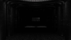 Scifi concept glowing metallic alien orb travels down hallway looping video - Powered by Shutterstock - Get 15% off with code: PIKWIZARD15