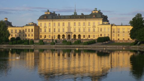 STOCKHOLM - AUG 07, 2020; Drottningholm palace, Sweden 