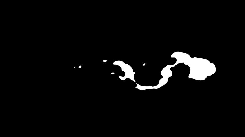2D FX SMOKE Elements motion graphics hand-drawn animations of cartoon smoke effectsn. Alpha channel included. Just drop it into your project