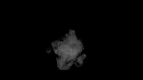 smoke , steam, vapor , fog , Cloud - realistic smoke cloud best for using in composition, 4k, screen mode for blending, ice smoke cloud, fire smoke, ascending vapor steam over black background.