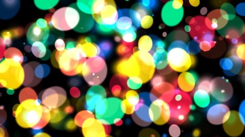 Many Shades Animated Lights On Black Stock Footage Video (100% Royalty 