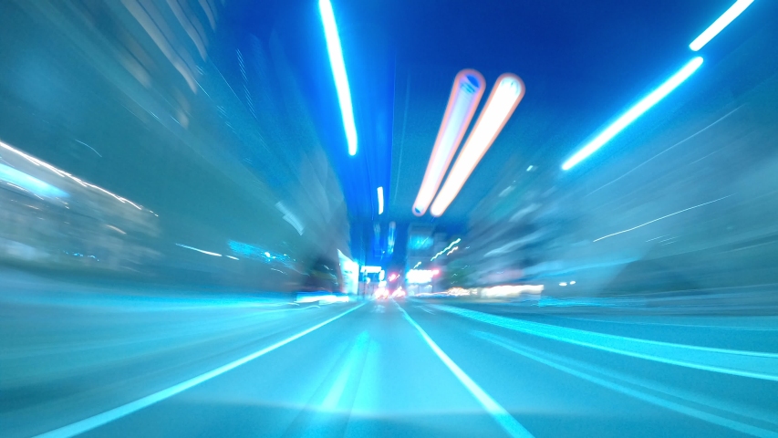 Car Traffic Night timelapse in Japan City | Shutterstock HD Video #1057201297
