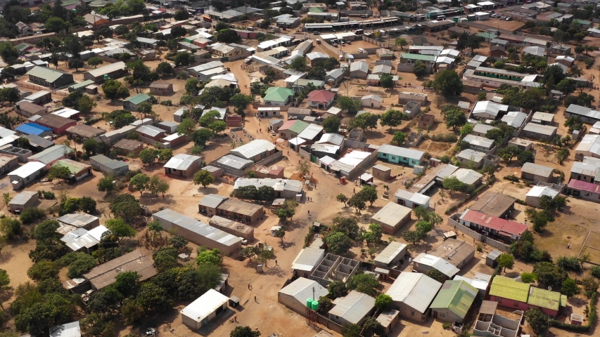 City Aerial View of Lusaka.lusaka Stock Footage Video (100% Royalty