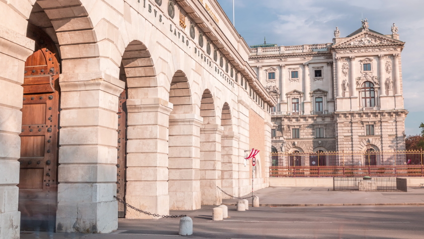 Exterior of Outer Castle Gate Stock Footage Video (100% Royalty-free