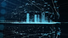 Big City data digital futuristic network connection. 3D Rendering Technology concept.
 - Powered by Shutterstock - Get 15% off with code: PIKWIZARD15