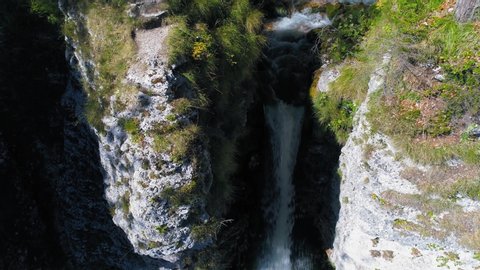 Extraordinary Pericnik waterfalls Mojstrana Slovenia quick reveal