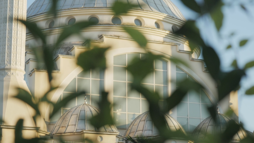 Shot in Shkodër in Albania, mosque close