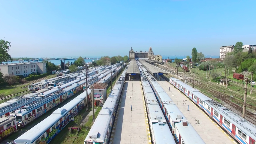 train haydarpasa istanbul drone station