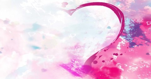 Wallpaper Pink Hearts Stock Video Footage 4k And Hd Video Clips Shutterstock