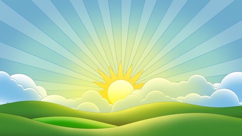 Glorious Morning animated video background