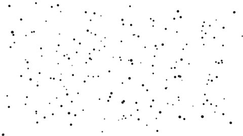 black dot particle random move