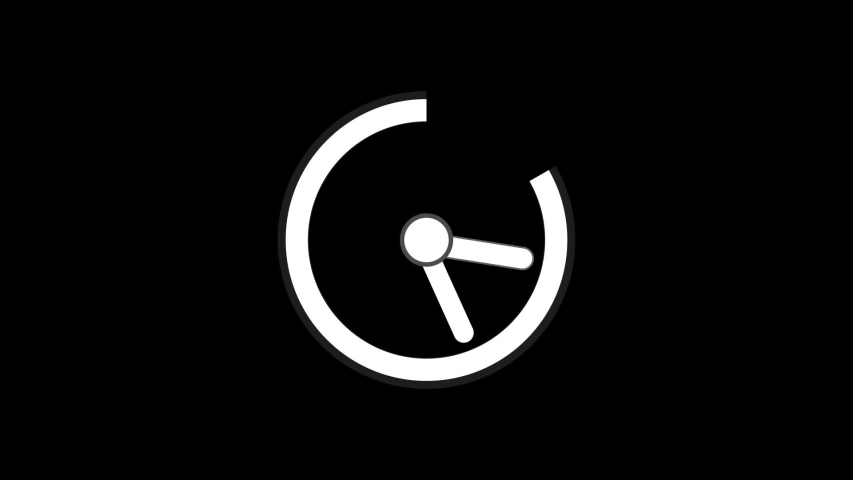 Clock. rotating circles. splash on a black background. use for web design.   | Shutterstock HD Video #1057449376