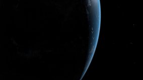 Heart shaped planet Earth from orbit, elements of this video provided by NASA.