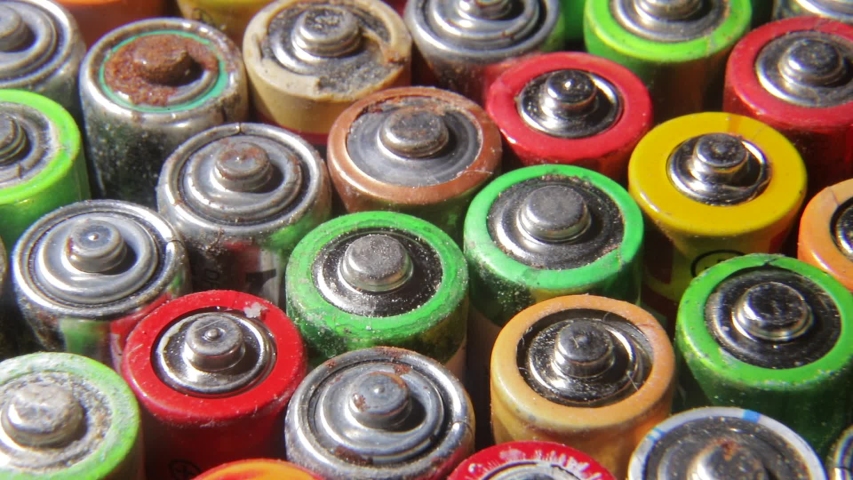 Close-up of Used Aa Batteries. Stock Footage Video (100% Royalty-free) | Shutterstock
